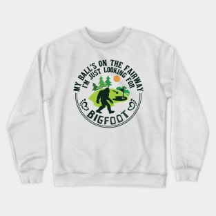 Golf and Bigfoot Crewneck Sweatshirt